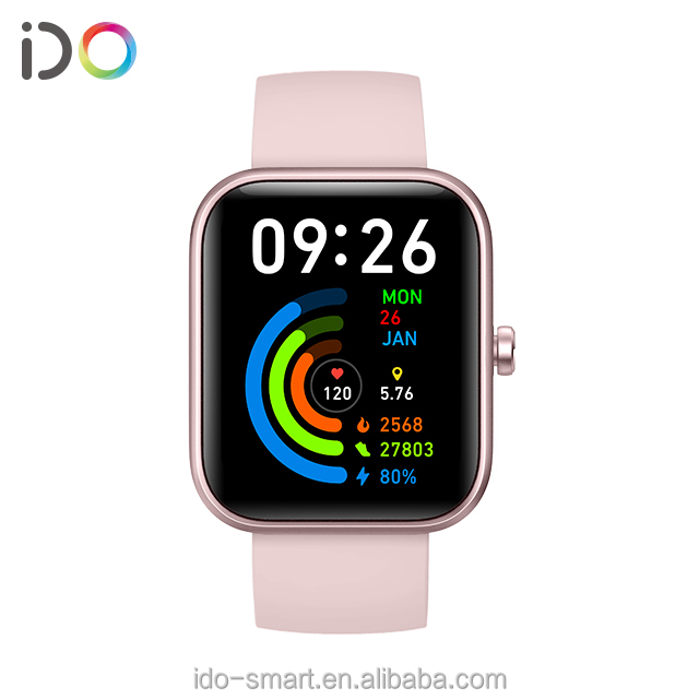 Shenzhen Do's Newest Design Smart Fitness Tracker Watch Slim Touch Screen Heart Rate1.85inch TFT Screen BT Calling IP68