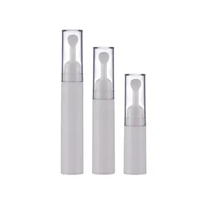 थोक 5/10/15ml कॉस्मेटिक स्किनकेयर पैकेजिंग प्लास्टिक आँख क्रीम वायुहीन पंप लोशन की बोतल के लिए ईमानदार सिर