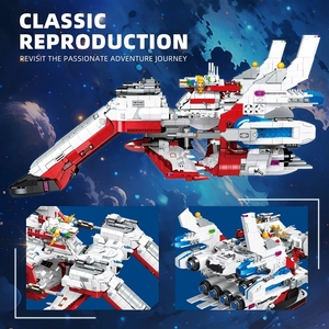Jie <span class=keywords><strong>Star</strong></span> 58172 Robot Mecha Spaziale, Kit di Montaggio DIY, Blocchi Puzzle, Set di Costruzioni, Regalo per Adulti - Product Image 5