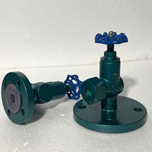 Válvula de Tapón DN25 con Revestimiento de PTFE, Acero al Carbono con Brida, Resistente a Ácidos, para Uso en la Industria Química - Product Image 1