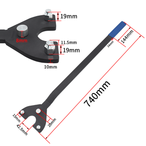 MT T10475 Poulie de vilebrequin en acier Clé d'arrêt Outil spécial pour EA211 Nouveau <span class=keywords><strong>Santana</strong></span> Jetta Lavida 1.4 1.6 - Product Image 4