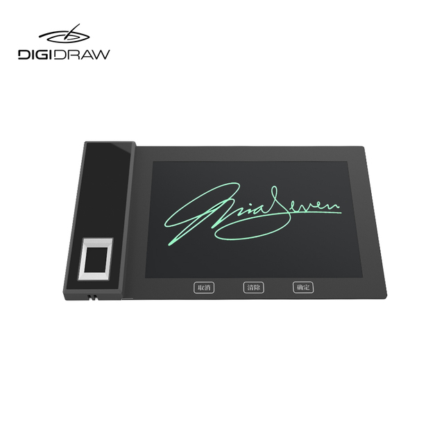 DigiDraw in Stock Plug and Play Digital Signature Pad with Passive Stylus for Word Excel PDF Document Signing and E-Contracts