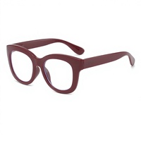 Lunettes de lecture anti-lumière bleue pour femmes, monture large motif papillon, verres correcteurs, branches à ressort, modèle 2534
