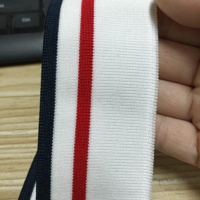 Al por mayor, tela elástica de punto acanalado con ribete de cintura, cuello y puños, para camisetas tipo polo