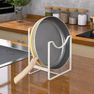 Soporte Moderno y Sencillo para Platos, Organizador de Platos Pequeño para Gabinete de Cocina, Estante Metálico para Tapas de Ollas, Escurridor de Platos, Flexible y No Plegable - Product Image 2