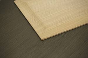 Panel de Puerta de Madera de Ingeniería OEM, Núcleo de MDF, Chapa de Nogal, Puerta Interior Lisa - Product Image 4