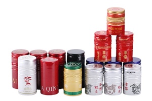 Tapas de Botella de Aluminio de Color con Logotipo Personalizado, Tapas de Rosca ROPP para Botellas de Vino y Whisky, Cierres Reciclables a Prueba de Manipulación OEM - Product Image 2