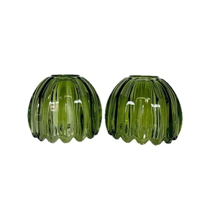 Verre épaissi ambre fleur petite citrouille vert blanc Transparent éclairage <span class=keywords><strong>abat</strong></span>-<span class=keywords><strong>jour</strong></span> pour lustre plafonnier applique murale - Product Image 1
