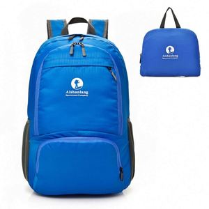 Mochila Escolar Ligera y Suave al por Mayor, Mochila Plegable Impermeable de Nailon para Viajes y Deportes - Product Image 1