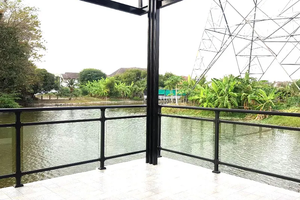 YL METAL Garde-corps en verre de haute qualité pour terrasse, garde-corps en verre noir pour <span class=keywords><strong>extérieur</strong></span> - Product Image 3