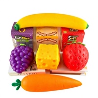 Jouets Squishy Géants TPR Crazyfun Smush Mart à Rebond Lent, Viral TikTok, pour Enfants et Adultes