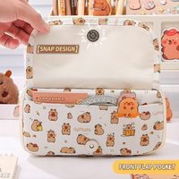 Étui à crayons transparent imperméable avec un design élégant pour les filles du primaire et du secondaire, sac de rangement pour crayons