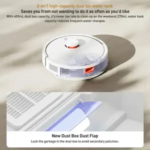 ของแท้สำหรับ <span class=keywords><strong>Xiaomi</strong></span> สำหรับ <span class=keywords><strong>Mijia</strong></span> <span class=keywords><strong>3C</strong></span> เครื่องทำความสะอาดแบบกวาดและถูอัตโนมัติรุ่นปรับปรุง ควบคุมผ่านแอปสมาร์ทโฟนสำหรับหุ่นยนต์ดูดฝุ่น <span class=keywords><strong>Xiaomi</strong></span> - Product Image 4