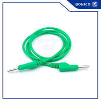 Cordons de test de fiche banane à double extrémité nickelés de 4mm Câble de fiche banane DCC en fil de cuivre de 2,5 mm²