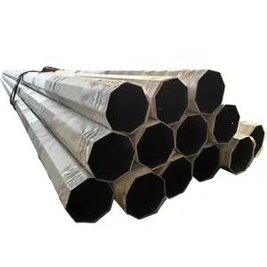 Made In China 200KV Power Line Iron Poles Factory Low Price Electric Steel Pole