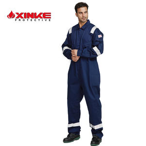 Combinaisons ignifuges XK-023 EN11611 EN11612 NFPA2112 pour l'industrie pétrolière, gazière, de la soudure et de l'énergie, vêtements de travail de sécurité sur mesure - Product Image 5