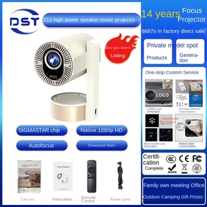 <span class=keywords><strong>2025</strong></span> 1080P Ngoài Trời Mini Gun Barrel Xách Tay Rạp Hát Tại Nhà Máy Chiếu Với 3D Được Xây Dựng Trong 300ANSI <span class=keywords><strong>CRT</strong></span> Phong Cách - Product Image 3