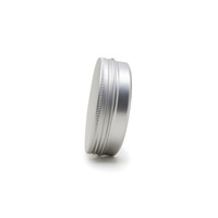 Boîte en aluminium 100g, étui à blush, pot de crème, pot à parfum, boîte à thé, boîte à bonbons de mariage en forme de lingot d'or, boîte cosmétique en aluminium 2oz