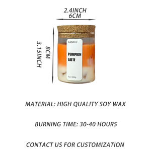 Vela Aromática de Cera de Soja con Logotipo Personalizado Gratuito, con Núcleo de Cera de Algodón Puro, Adecuada para Tiendas Físicas y Comercio Electrónico - Product Image 6