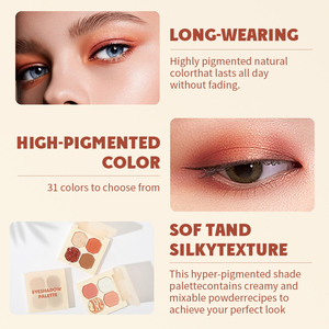 Paleta de <span class=keywords><strong>sombras</strong></span> de ojos personalizable vegano sedoso suave belleza maquillaje Etiqueta Privada paleta de <span class=keywords><strong>sombras</strong></span> de ojos pigmentadas sin talco <span class=keywords><strong>Anylady</strong></span> - Product Image 6