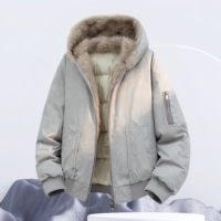 Blouson d'hiver décontracté imperméable personnalisé pour homme, style aviateur tendance, coupe ample grande taille
