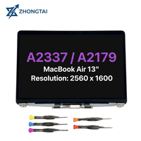 Casing Plastik Keras Motif Marmer Baru dengan Layar IPS LCD Mewah untuk Macbook Air A2681 dengan Anti-Cahaya Biru dan 120% SRGB