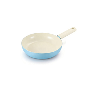 Poêle à frire antiadhésive en céramique et <span class=keywords><strong>aluminium</strong></span> personnalisable en usine, poêle à omelettes, batterie de cuisine en pierre, poêle de chef, <span class=keywords><strong>sans</strong></span> <span class=keywords><strong>PFOA</strong></span>, compatible induction - Product Image 1