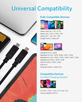 Cable de Datos USB-C a USB-C de Cobre Puro con Carga Rápida PD 5A QC 4.0 de 100W y 20Gbps, Trenzado, para Computadora, OEM
