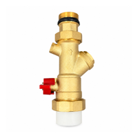 Robinet à bille manuel en laiton pour l'eau, personnalisable OEM, connexion filetée, usage jardin