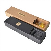 Boîte cadeau en papier kraft personnalisée avec impression de logo, forme rectangulaire, pour l'emballage de fleurs, de thé, de chaussettes, de gâteaux
