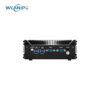 Mini PC Industrial Sin Ventilador Intel Core de 6ª y 7ª Generación I3 I5 I7 Serie U, Doble LAN, 4 Puertos USB 3.0, 2 Puertos COM RS232, HDVGA Integrado