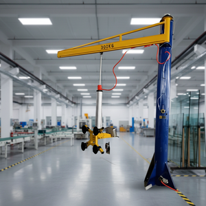 Lève-vitre industriel à vide |   Équipement de levage de verre électrique avec moteur PLC - Capacité 100 kg pour verre isolant - Product Image 2