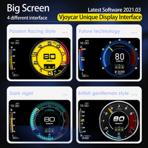 Affichage tête haute universel pour voiture Hud Obd Gps <span class=keywords><strong>Speedo</strong></span> Meter RPM Turbo Pressure Varie Interface OBD2 Heads Display for Safety Driving - Product Image 4
