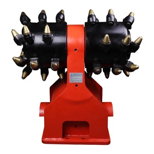 Excavator Attachments HDC35 <b>Hydraulic</b> Drum <b>Cutter</b> for 25-40 Ton Excavators 60 Teeth 1400kg Weight 110kw Power - Product Image 1