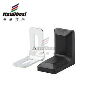 Soportes de esquina de plástico Haidibosi TF-95, sujetadores de ángulo recto de 90 grados para soporte de estantes de muebles y gabinetes - Product Image 1