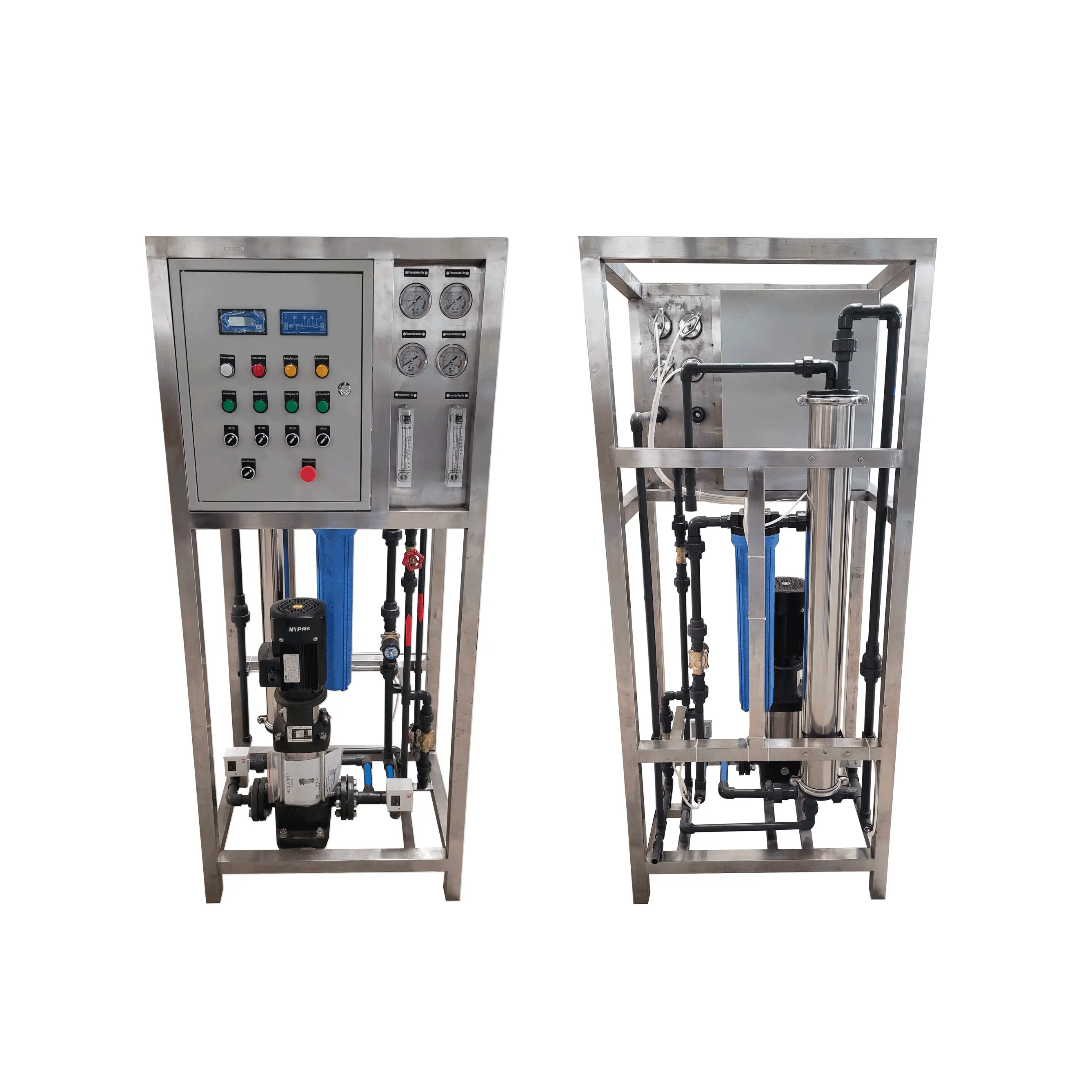 250 Lph Ro Mini Water Plant Commercial Ro Water Treatment Plant Seawater Desalination Industrial RO Plant