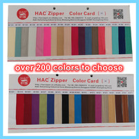 Poignées rectangulaires pour # 3 fermetures éclair en nylon de différentes couleurs