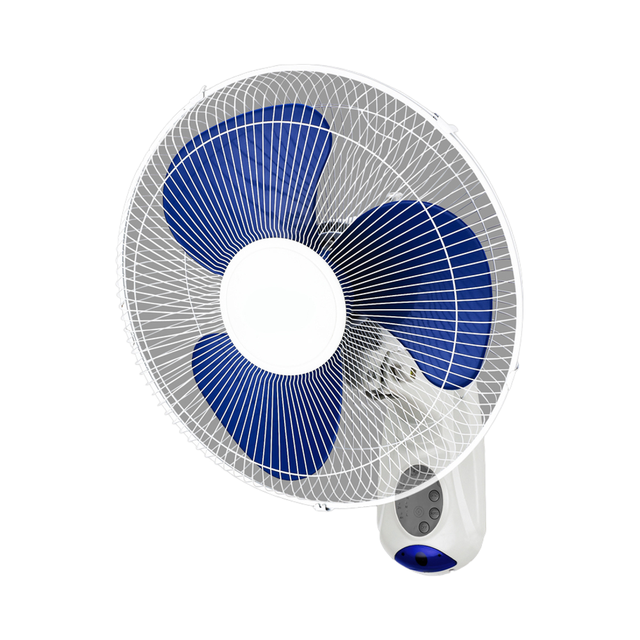 Industrial Commercial Ventilation Fan 3 Plastic Blades 13-17.9 Inch Wall Mount Remote Control Class Energy Efficient 35-39 DB