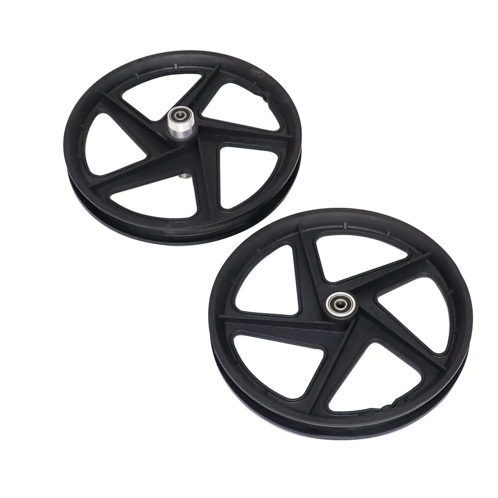 320mm 1 Pair 16 Inch Front And Rear Wheel Tyre Plastic Rim Hub For 16inch Electric Scooter Bike Motorcycle Accessories