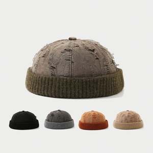 Casquette Docker Rétro Tendance Automne-Hiver Effet Vieilli pour Hommes et Femmes – Casquette de Baseball Personnalisée Style Urbain - Product Image 2