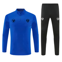 Conjunto Deportivo de Fútbol Transpirable de Secado Rápido 100% Poliéster con Estampado para Hombre, para Entrenamiento, Uniforme de Fútbol