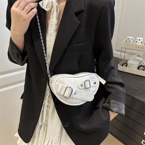 Women's Luxury Designer Pu Leather Shoulder <strong>Purses</strong> and Handbags <strong>Chain</strong> <strong>Bag</strong> with Zip Closure Fashionable Hand <strong>Bags</strong> for Ladies - Product Image 4