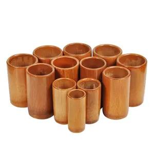 Combo medicina tradizionale cinese carbonizzato vaso di bambù lattine plantare coppettazione vasetto di fuoco tazza per il corpo in legno coppettazione