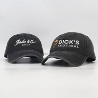 Gorras de Béisbol Unisex al por Mayor OEM para Hombre y Mujer, Estilo Desgastado, 6 Paneles, con Logotipo Bordado Personalizado