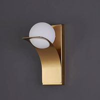 Nouvelle applique murale LED minimaliste moderne, température de couleur 3000K, style design de luxe pour hôtels, salles de banquet, restaurants, couloirs