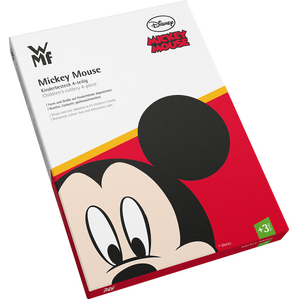 Set de regalo: cubiertos infantiles WMF Disney Mickey Mouse con grabado + babero con nombre - Product Image 6