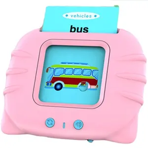 Wholesale cheap children card readers baby dealer machine alphabet talking flash cards learning toys for kids early educational