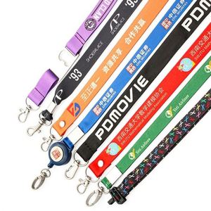 Porte-badge personnalisé en gros, porte-carte d'identité, cordon imprimé avec logo, pas cher - Product Image 3