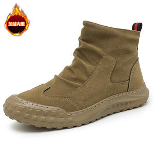 Zapatos de trabajo casuales para hombre, diseño moderno con cordones para primavera/verano, función antideslizante y estilo versátil para uso deportivo - Product Image 4