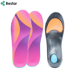 <span class=keywords><strong>Plantillas</strong></span> de Fibra de Carbono con Soporte de Arco y Amortiguación de Impacto Poron para Talón, Ideales para Maratón, Trail Running y Baloncesto - Product Image 2
